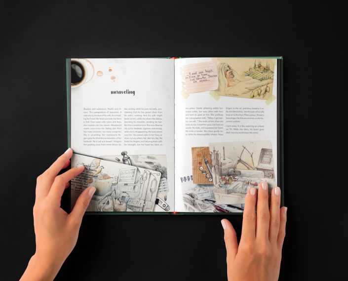 Inner layout in English for Bedtime, written by a practicing nurse — short stories and sketches from medical life